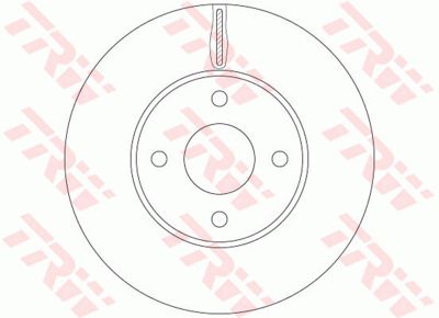 Диск тормозной TRW DF6520