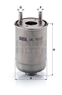 Фильтр топливный MANN-FILTER WK9012X
