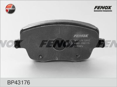 Колодки тормозные дисковые FENOX BP43176