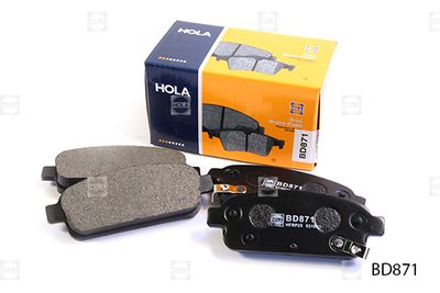 Колодки тормозные дисковые HOLA BD871