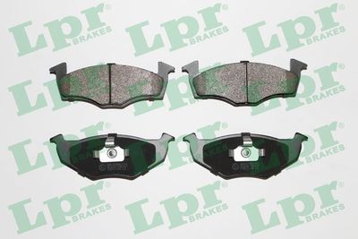 Колодки тормозные дисковые LPR 05P627