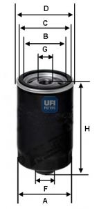 Фильтр масляный UFI 2315603