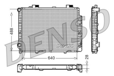 Радиатор DENSO DRM17041