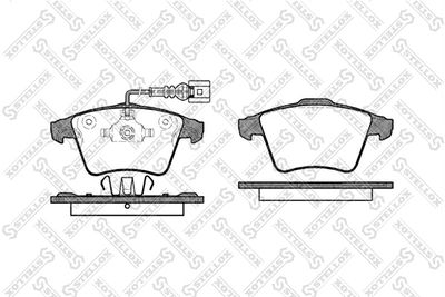 Колодки тормозные дисковые передние STELLOX 1056022SX