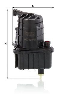 Фильтр топливный MANN-FILTER WK93911X