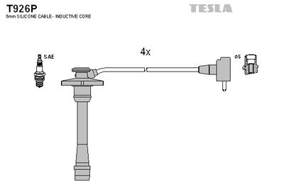 Провода зажигания TESLA T926P