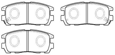 Колодки тормозные дисковые HSB HP5219