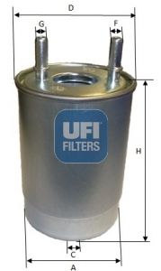Фильтр топливный UFI 2411300
