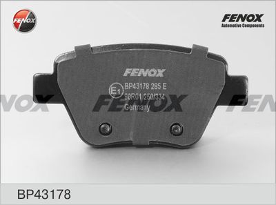 Колодки тормозные дисковые FENOX BP43178