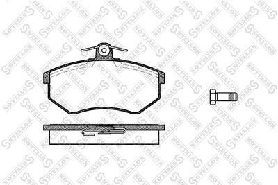 Колодки тормозные дисковые передние STELLOX 145040SX