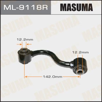 Тяга стабилизатора задняя правая Masuma ML9118R