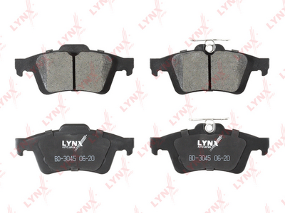 Колодки тормозные задние LYNXauto BD3045