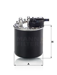Фильтр топливный MANN-FILTER WK82015