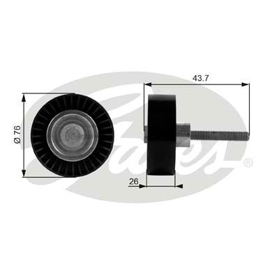 Ролик обводной GATES T38054