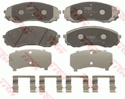 Колодки тормозные передние TRW GDB3448