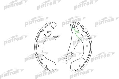 Колодки тормозные барабанные PATRON PSP198