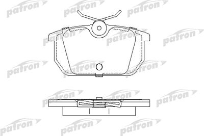 Колодки тормозные дисковые задние PATRON PBP409