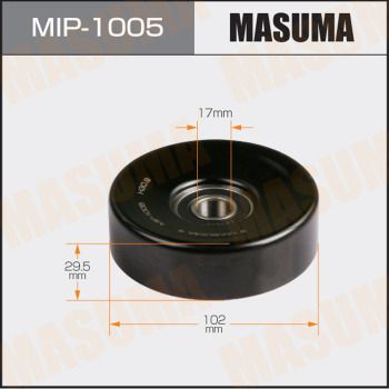 Ролик поликлинового ремня натяжной Masuma MIP1005