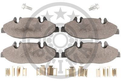 Колодки тормозные дисковые комплект OPTIMAL BP12341