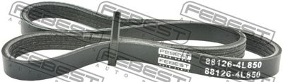 Ремень поликлиновой FEBEST 881264L850