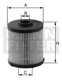 Фильтр топливный MANN-FILTER PU7010Z