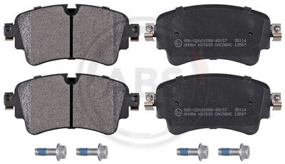 Колодки тормозные дисковые BOSCH 0986494833