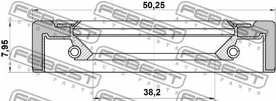 Сальник полуоси MERCEDES-BENZ A0099972847