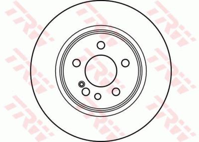 Диск тормозной задний TRW DF2596