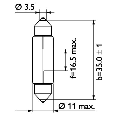 Лампа PHILIPS 13844CP