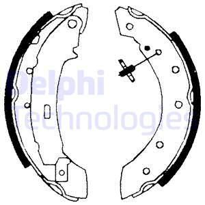 Колодки тормозные барабанные DELPHI LS1717