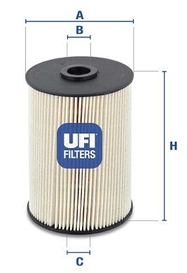 Фильтр топливный UFI 2602100