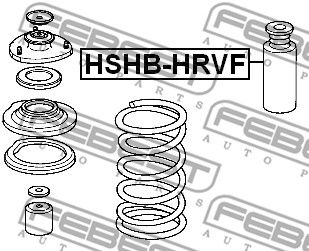 Пыльник амортизатора FEBEST HSHBHRVF