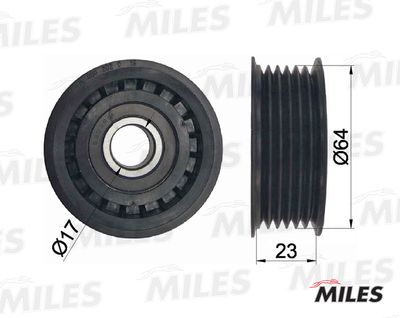Ролик ремня приводного Miles AG03002