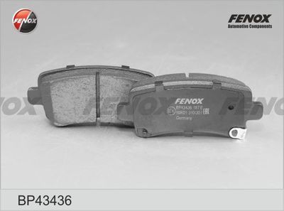 Колодки тормозные задние FENOX BP43436