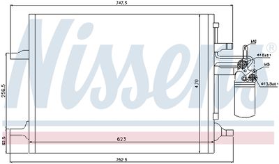 Радиатор кондиционера NISSENS 940159