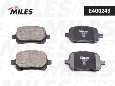 Колодки тормозные передние Miles E400243
