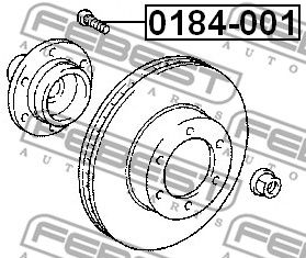 Шпилька ступицы TOYOTA 9094202081