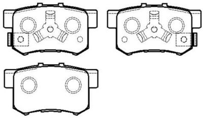 Колодки тормозные дисковые HSB HP8163