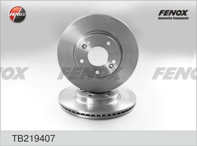 Диск тормозной передний FENOX TB219407
