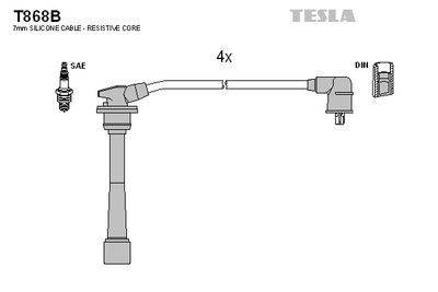 Провод высоковольтный TESLA T868B