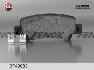 Колодки тормозные задние FENOX BP43083