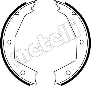 Колодки тормозные барабанные METELLI 530331