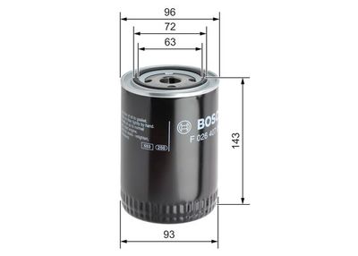 Фильтр масляный BOSCH F026407083