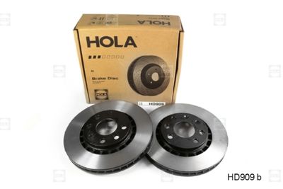 Диск тормозной передний вентилируемый HOLA HD909