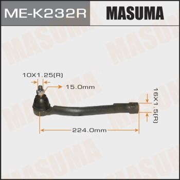 Наконечник рулевой тяги Masuma MEK232R