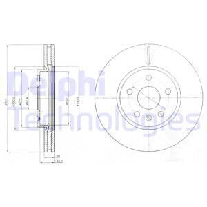 Диск тормозной DELPHI BG4189C