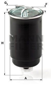 Фильтр топливный MANN-FILTER WK8423
