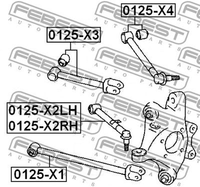 Рычаг подвески FEBEST 0125X4