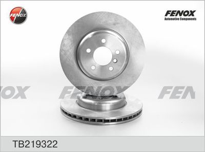Диск тормозной передний FENOX TB219322