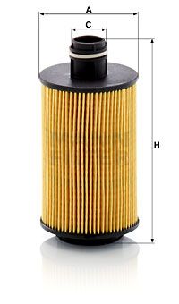 Фильтр масляный MANN-FILTER HU7030Z